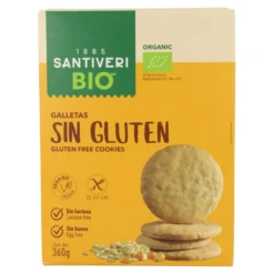 Galletas Sin Gluten Bio 2P Santiveri 360 g