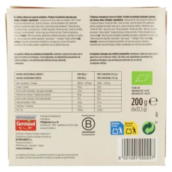 Galletas Sin Gluten rellenas de crema de Arándano Germinal, 200 gr