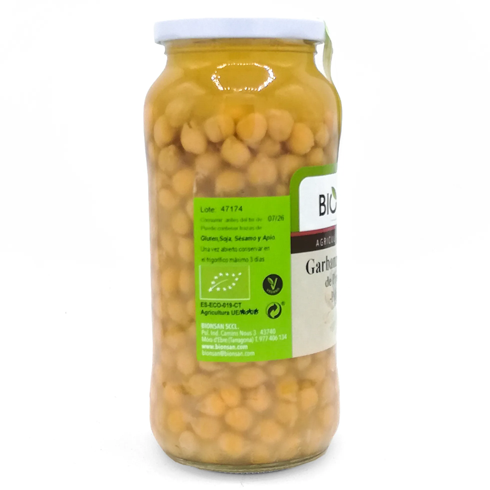 Garbanzos Cocidos Eco 400g