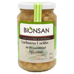 Garbanzos Pedrosillanos Cocidos Eco Bionsan 220gr