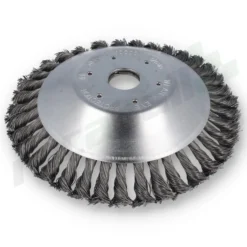 Garland - 7199000097 Cabezal Desbrozadora Cepillo De Puas De Acero Para Uso En Desbrozador