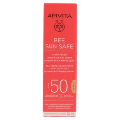 Gel-Crema Solar Hydra Fresh con color SPF50 Apivita 50 ml