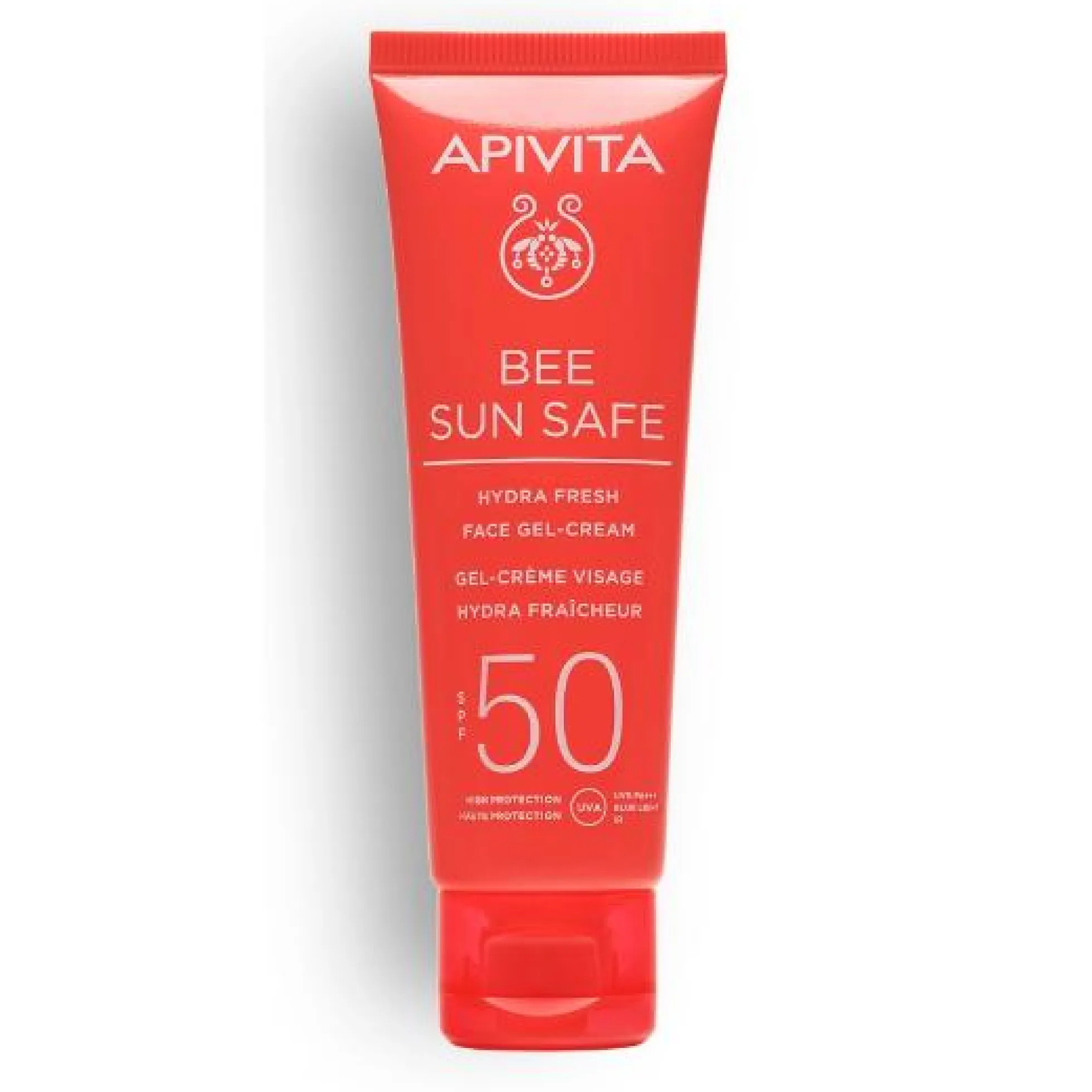 Gel Crema Solar Hydra Fresh SPF50 Apivita 50ml