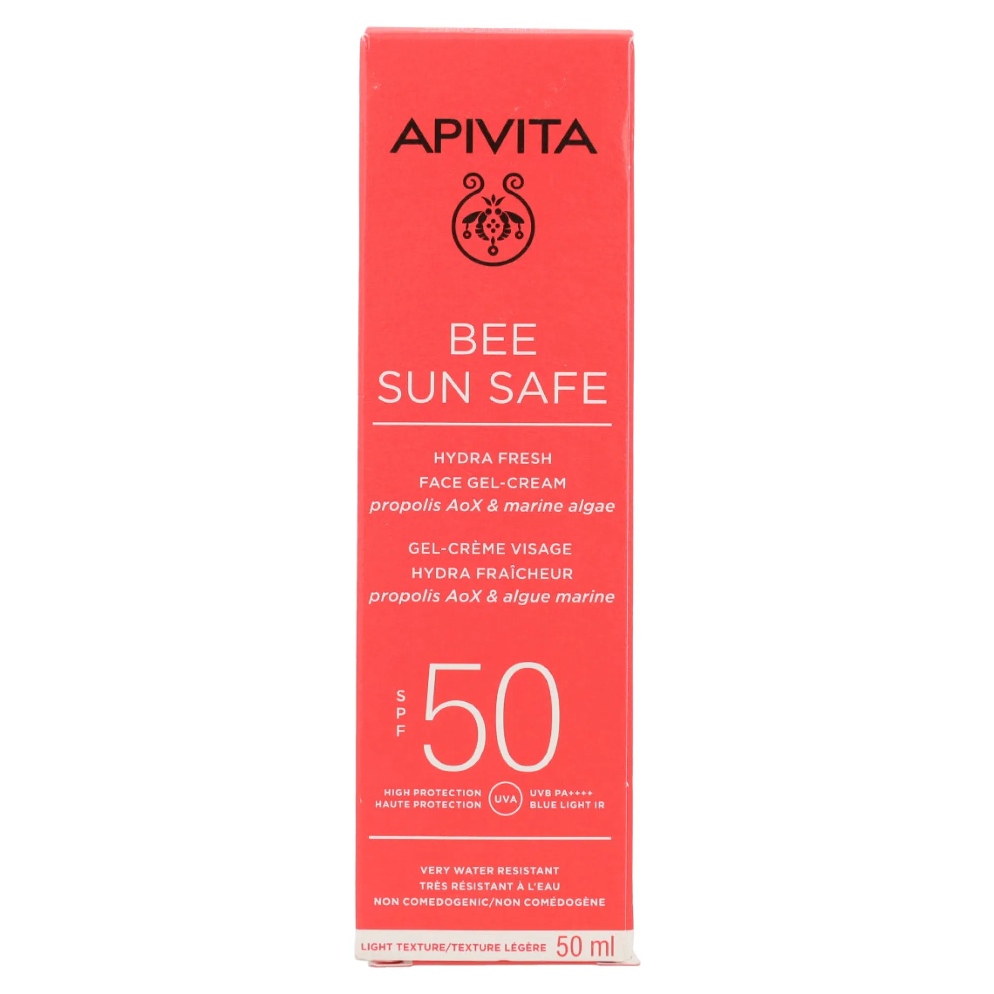 Gel Crema Solar Hydra Fresh SPF50 Apivita 50ml