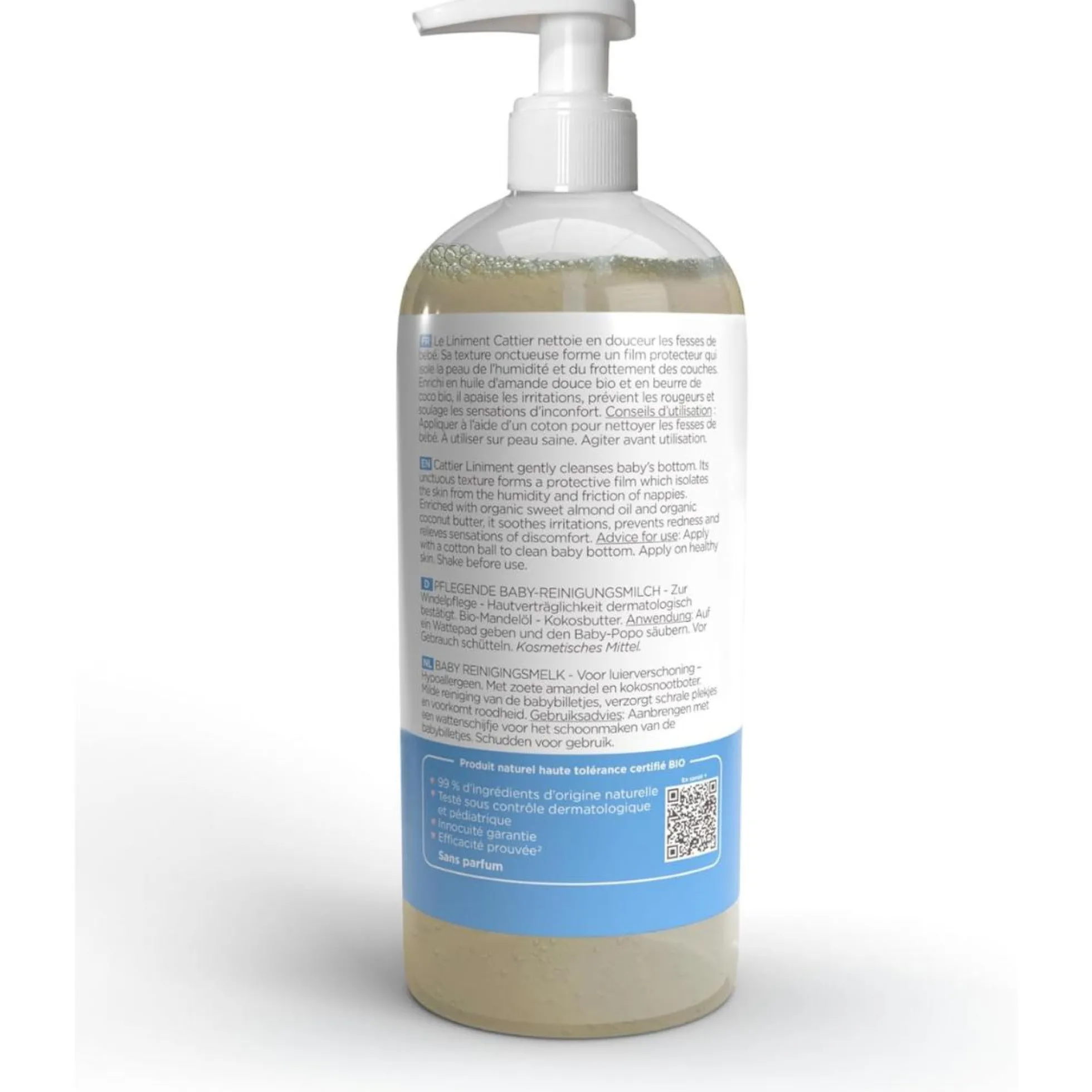 Gel de baño bebés Cattier 500 ml
