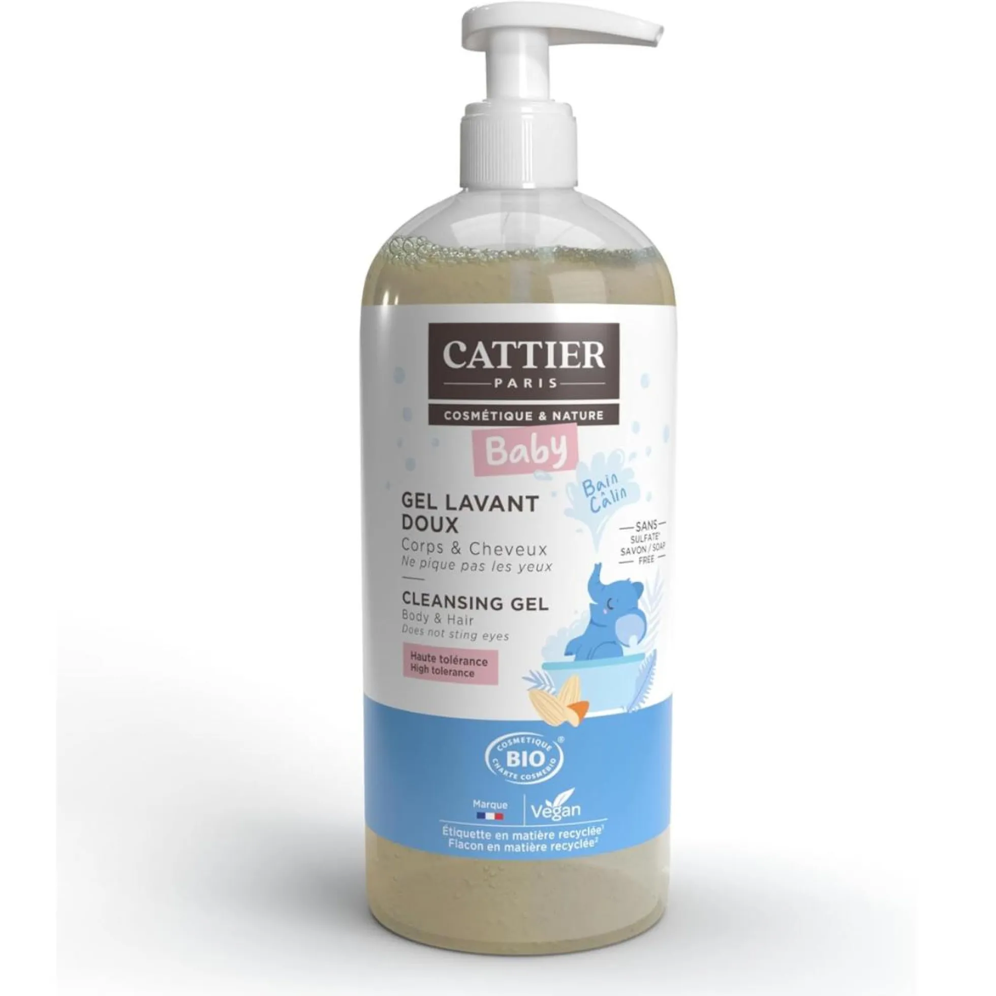 Gel de baño bebés Cattier 500 ml