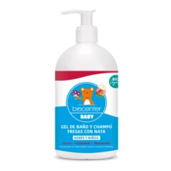 Gel de baño y champú Fresas con Nata Biocenter 500 ml