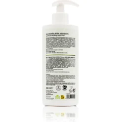 Gel de Ducha Rosa Mosqueta, Alga Nori y Brócoli Labnatur Bio 450 ml | Hidratante, Reafirmante y Antioxidante | Vegano