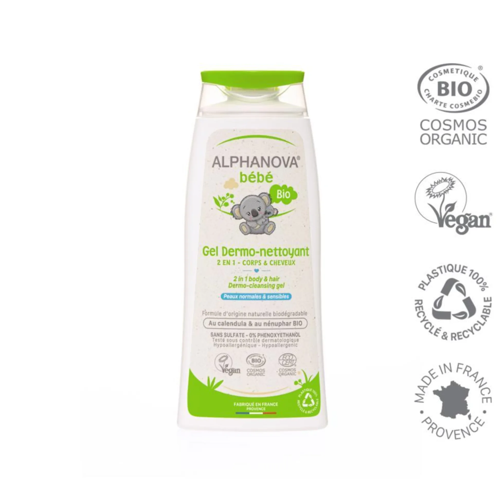 Gel Dermolimpiador Ecológico Alphanova Bebé 200 ml