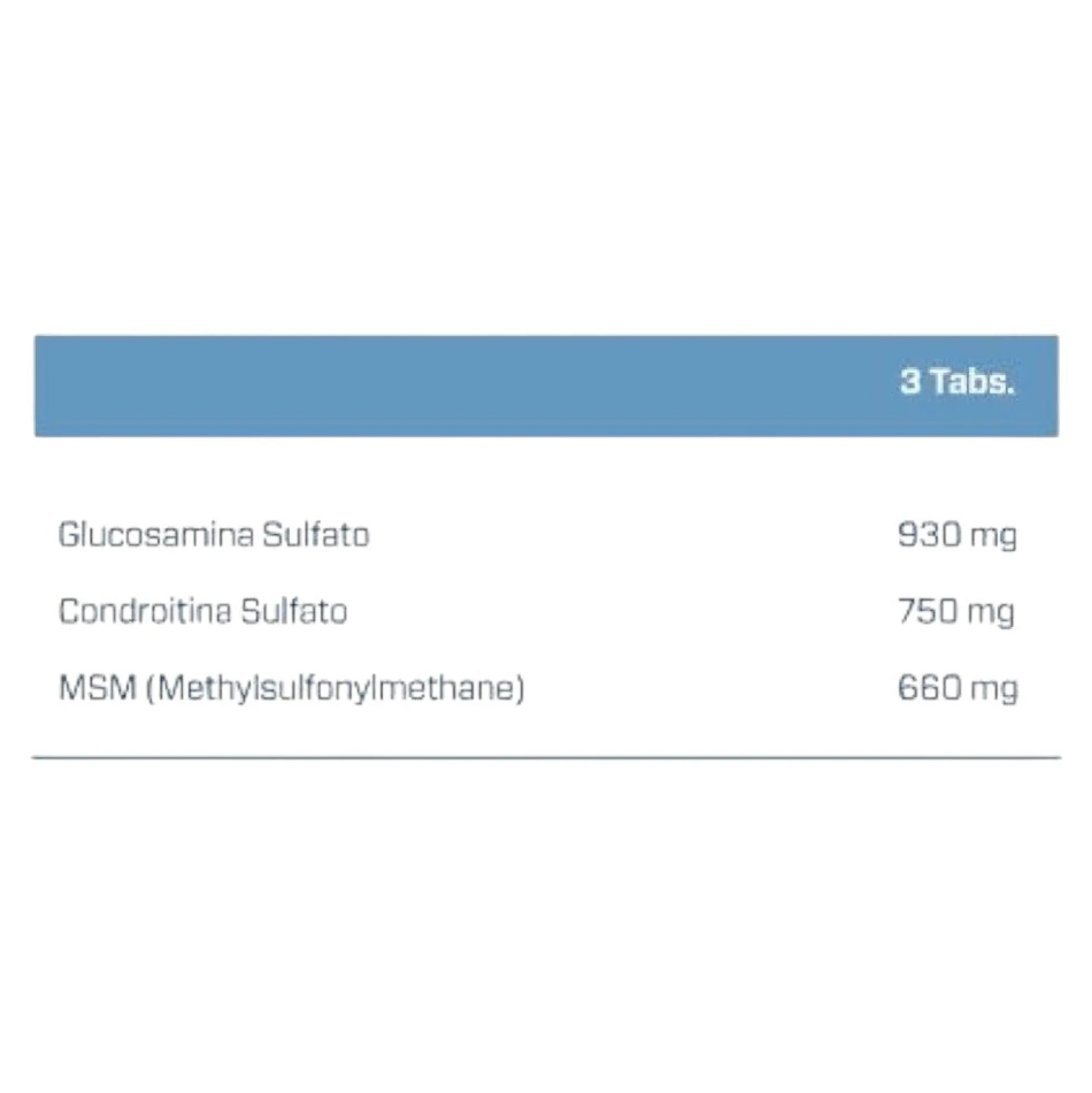 Glucosamine Chondroitin & Msm 90 Tab