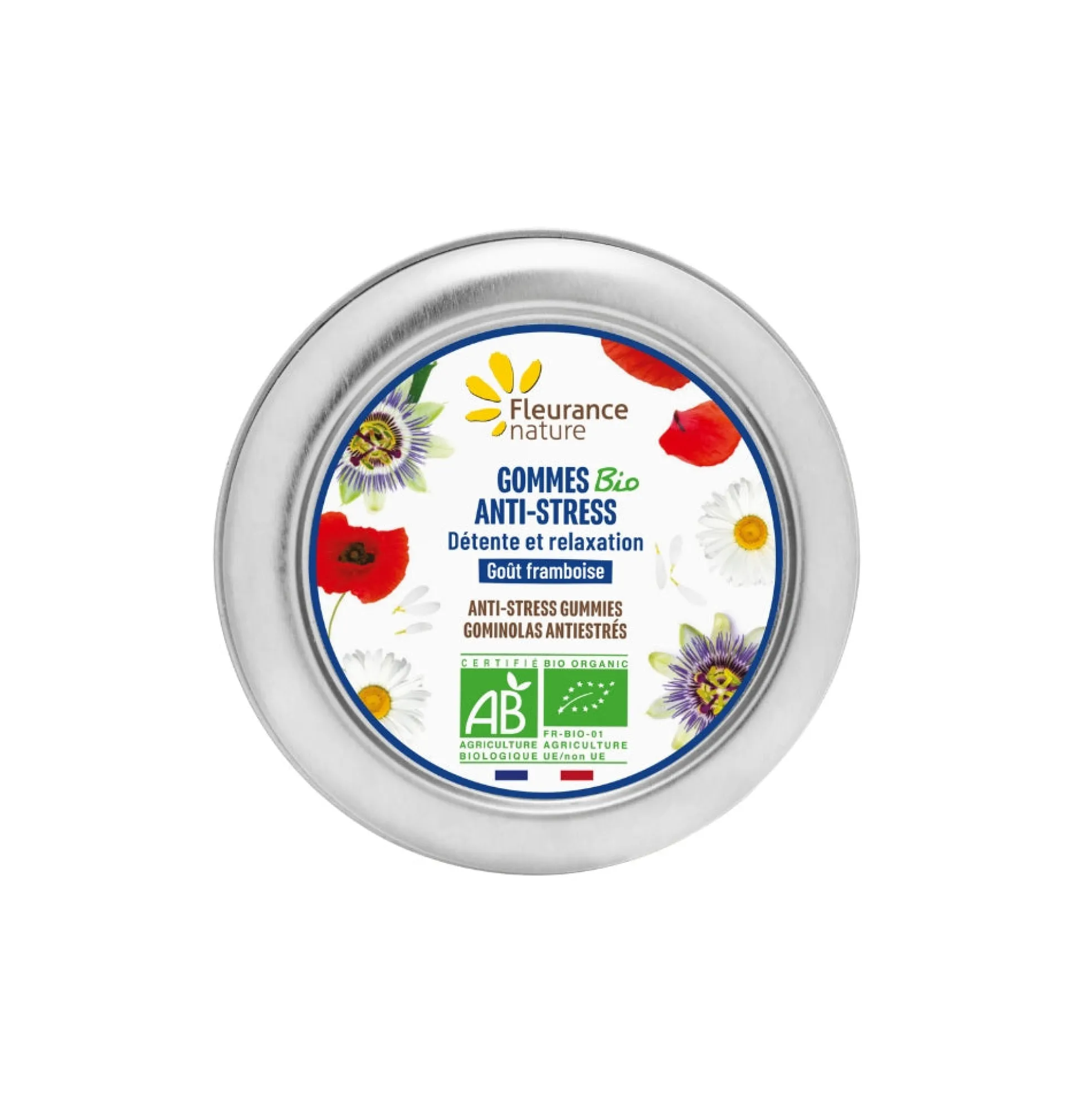 Gominolas Antiestrés Eco Frambuesa Fleurance Nature 30g