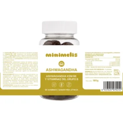 Gominolas De Ashwagandha Para El Estres Sabor Piña Citrica 60 Ud