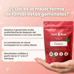 Gominolas De Creatina – 90 Gominolas