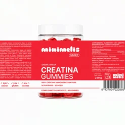 Gominolas De Creatina Sabor Fresa 60 Unidades 3g Por Dosis