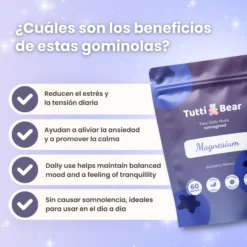 Gominolas De Magnesio – 60 Gominolas