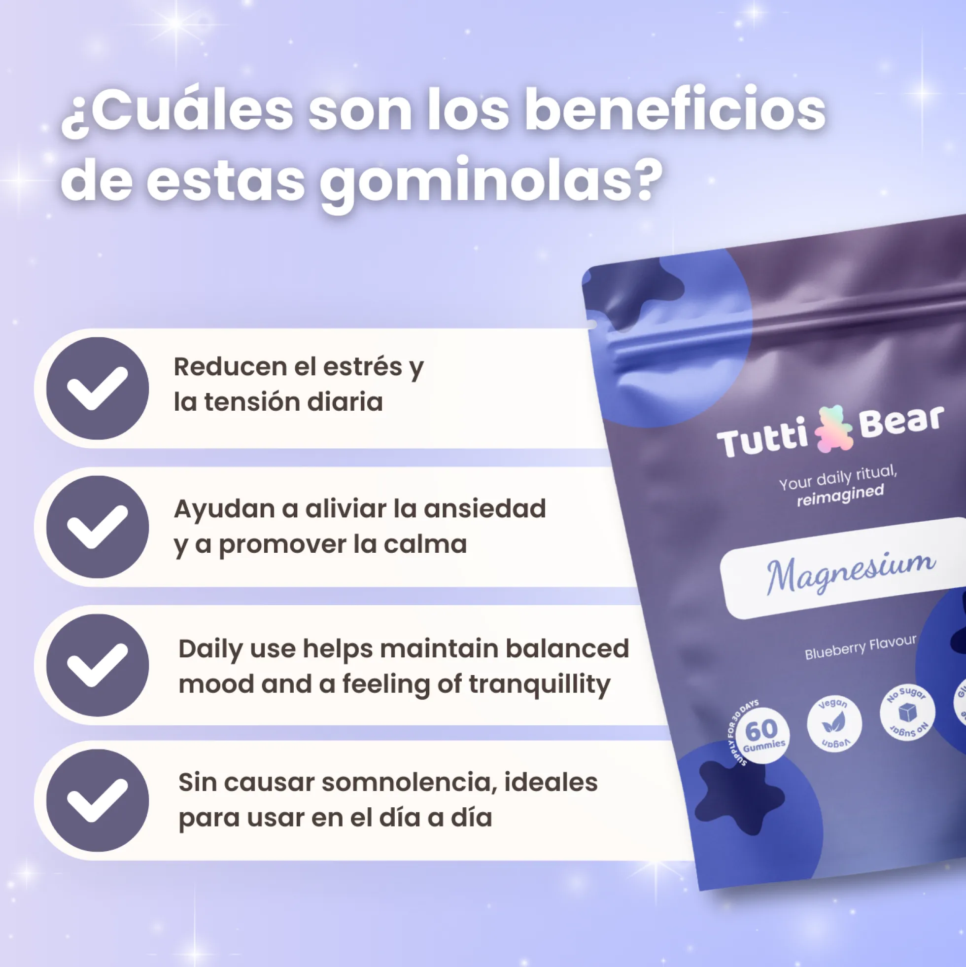 Gominolas De Magnesio – 60 Gominolas