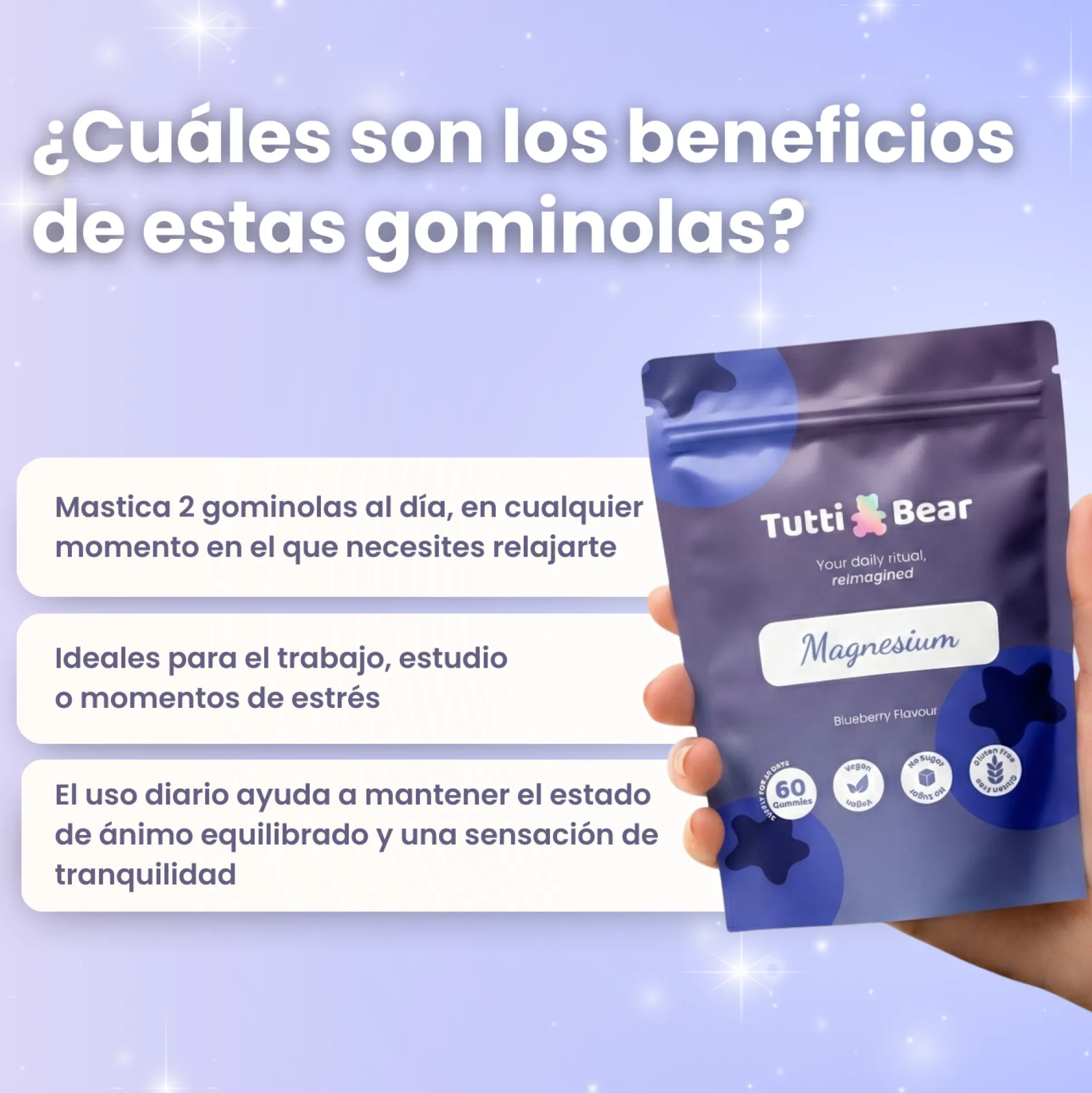 Gominolas De Magnesio – 60 Gominolas