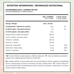 Gominolas Energéticas Con Guaraná – 60 Gominolas