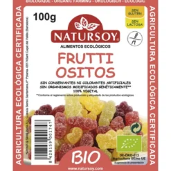 Gominolas Frutti ositos cubierta de azúcar Natursoy 100 g