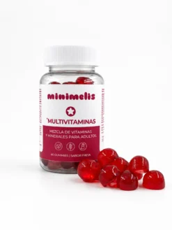 Gominolas Multivitamínico Para Adultos Sabor Fresa 60 Ud