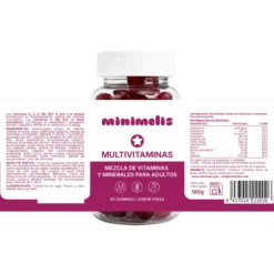 Gominolas Multivitamínico Para Adultos Sabor Fresa 60 Ud