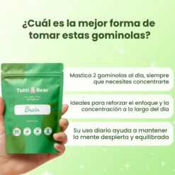 Gominolas Para Enfoque Y Concentración – 60 Gominolas