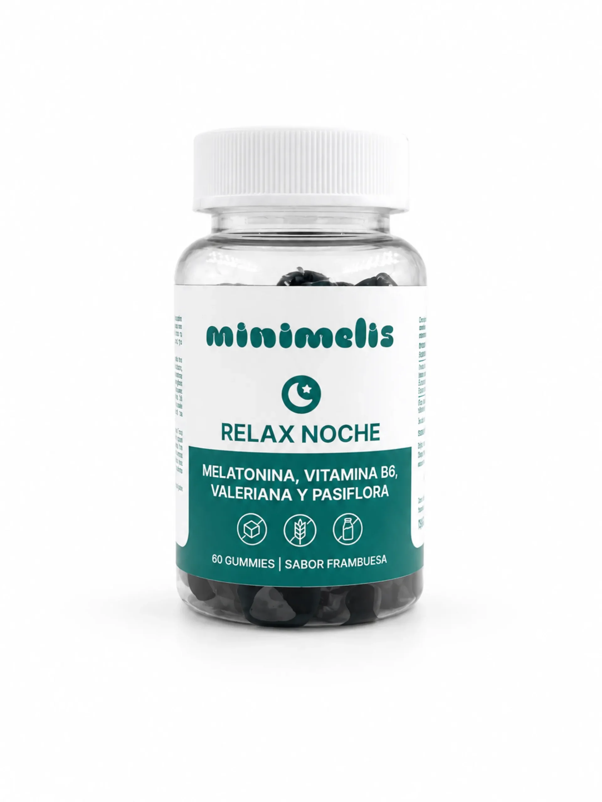 Gominolas Para Mejorar El Sueño Melatonina Extractos Vegetales Sabor Frambuesa 60 Unidades 1 Mg Por Dosis