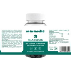 Gominolas Para Mejorar El Sueño Melatonina Extractos Vegetales Sabor Frambuesa 60 Unidades 1 Mg Por Dosis