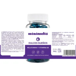 Gominolas Para Mejorar El Sueño Melatonina Sabor Frutos Del Bosque 60 Unidades 1,90 Mg Por Dosis