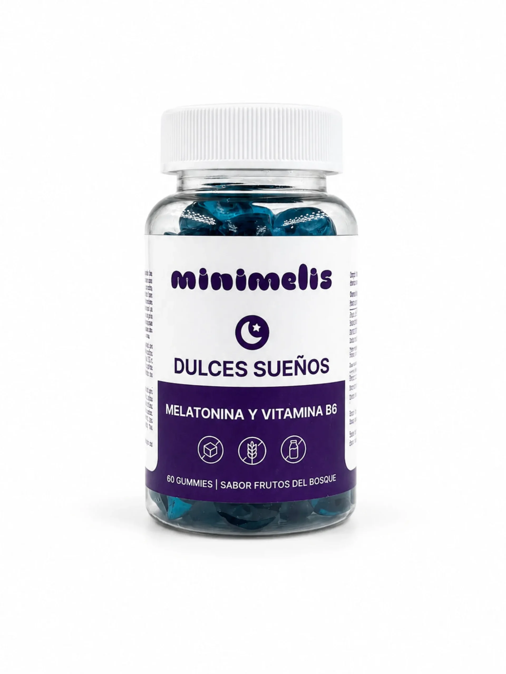 Gominolas Para Mejorar El Sueño Melatonina Sabor Frutos Del Bosque 60 Unidades 1,90 Mg Por Dosis