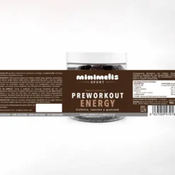 Gominolas Pre Entreno Cafeina Taurina Guarana Sabor Cola Ácida 60 Ud