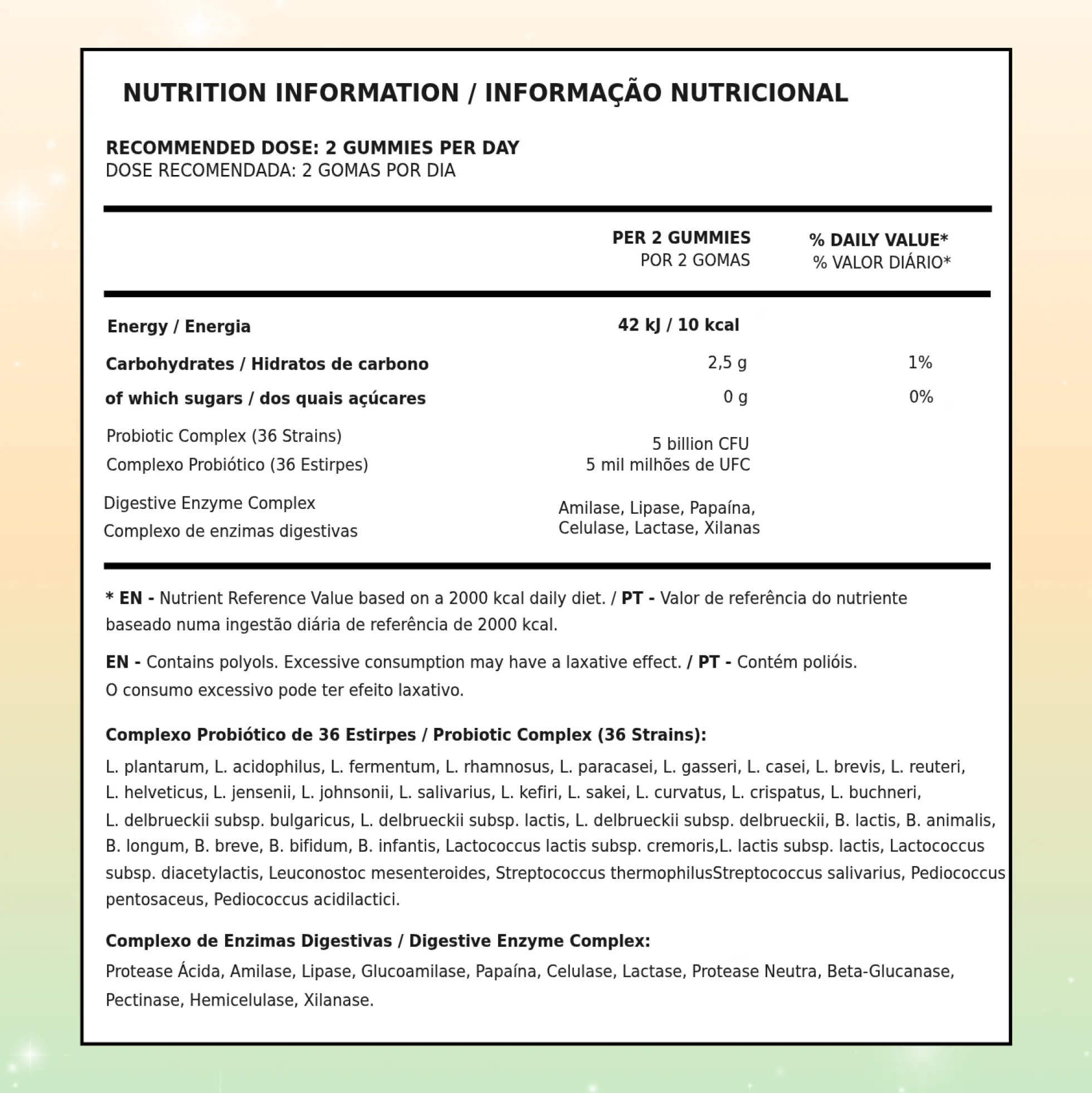 Gominolas Probióticas – 60 Gominolas