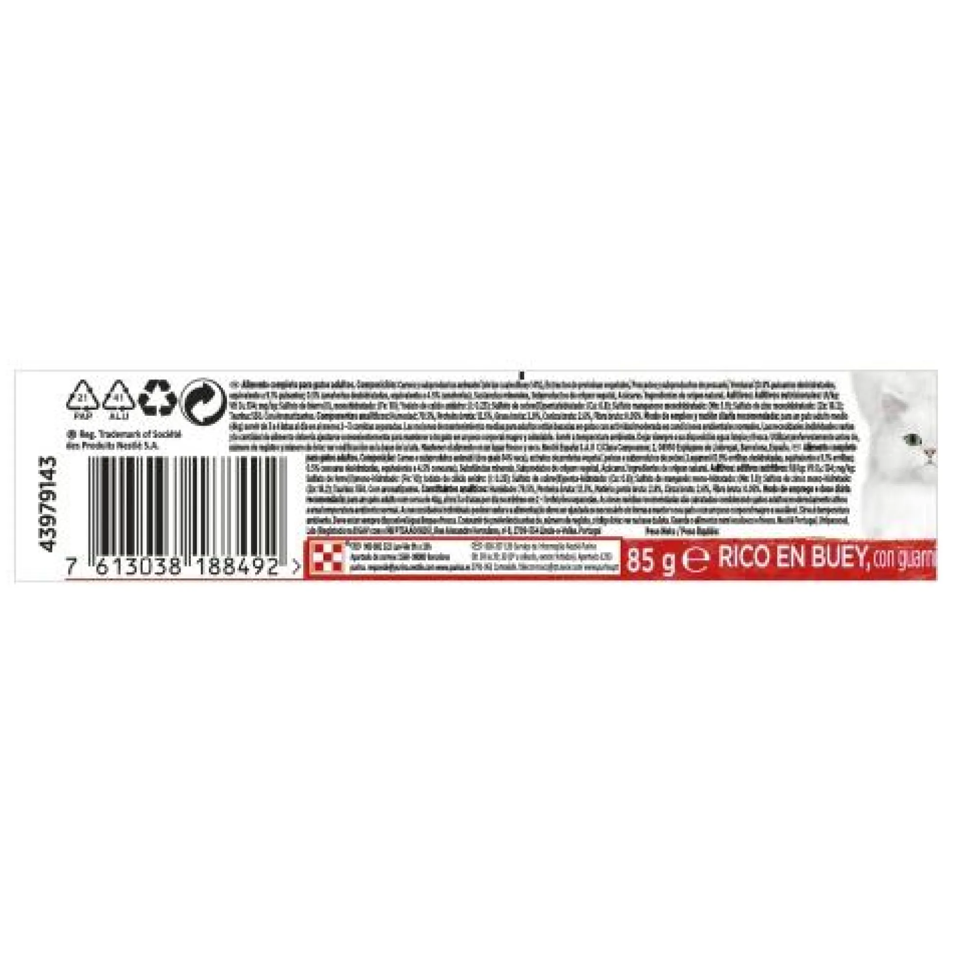 GOURMET Nature's Creations Mini Filetes rico en buey 85 g