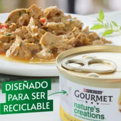 GOURMET Nature's Creations Mini Filetes Rico en Pollo y Pavo 4 x 85 g
