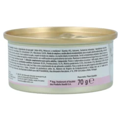 GOURMET Nature's Creations Rico en Láminas de Atún con Gambas en Gelatina 70 g