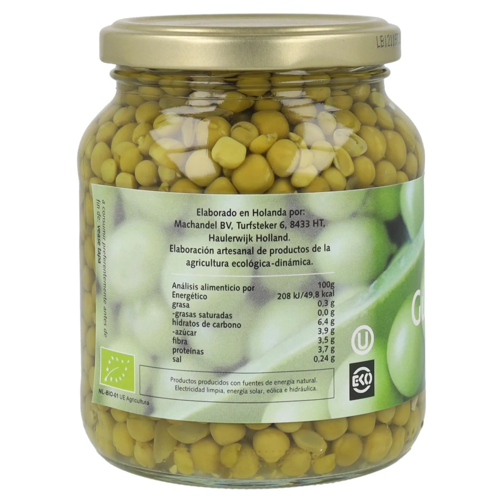 Guisantes bio Machandel, 330gr
