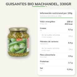 Guisantes bio Machandel, 330gr