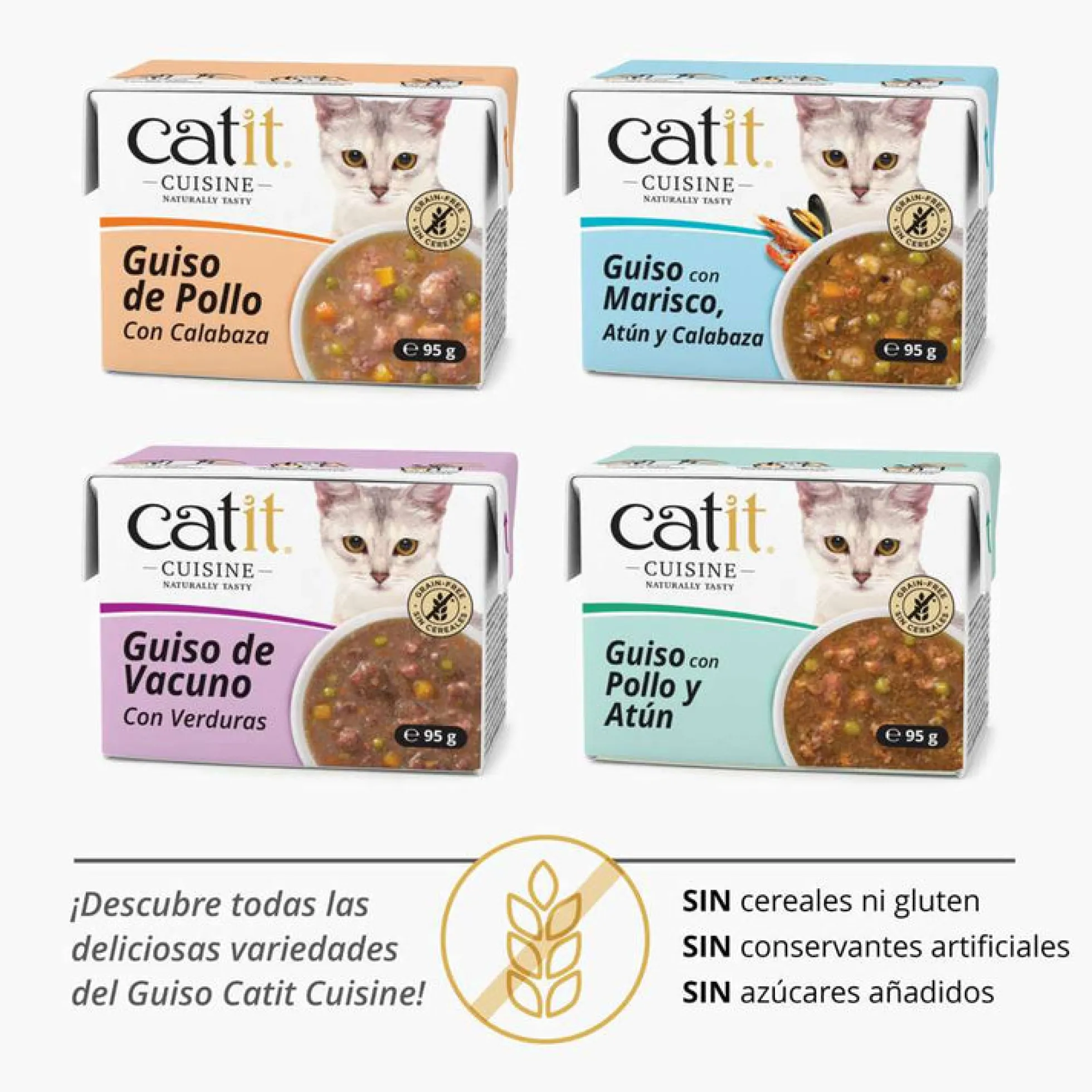 Guiso de Pollo con Calabaza Catit Cuisine 95 g