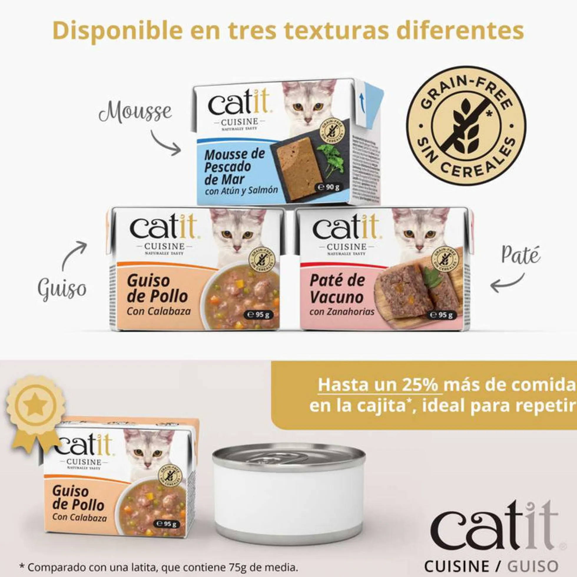 Guiso de Pollo con Calabaza Catit Cuisine 95 g