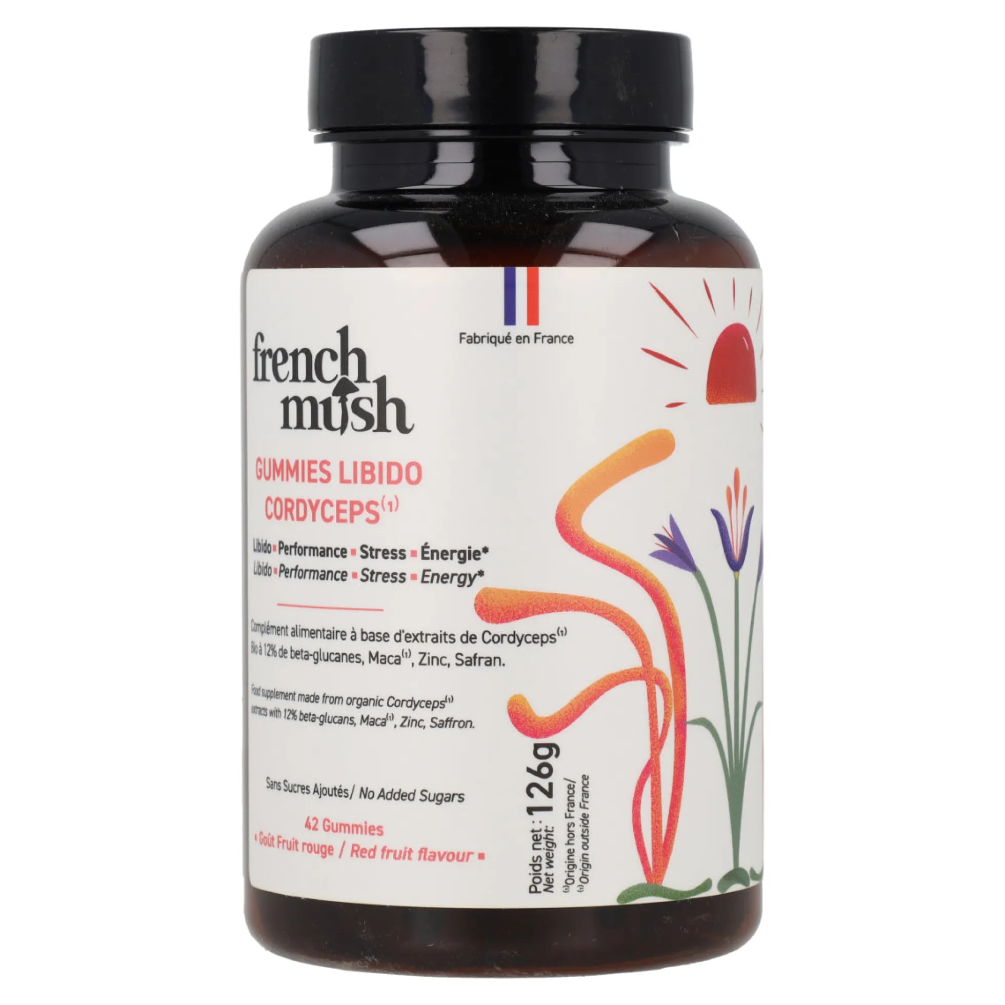 Gummies FOCUS con Melena de León French Mush 126g 42 uds
