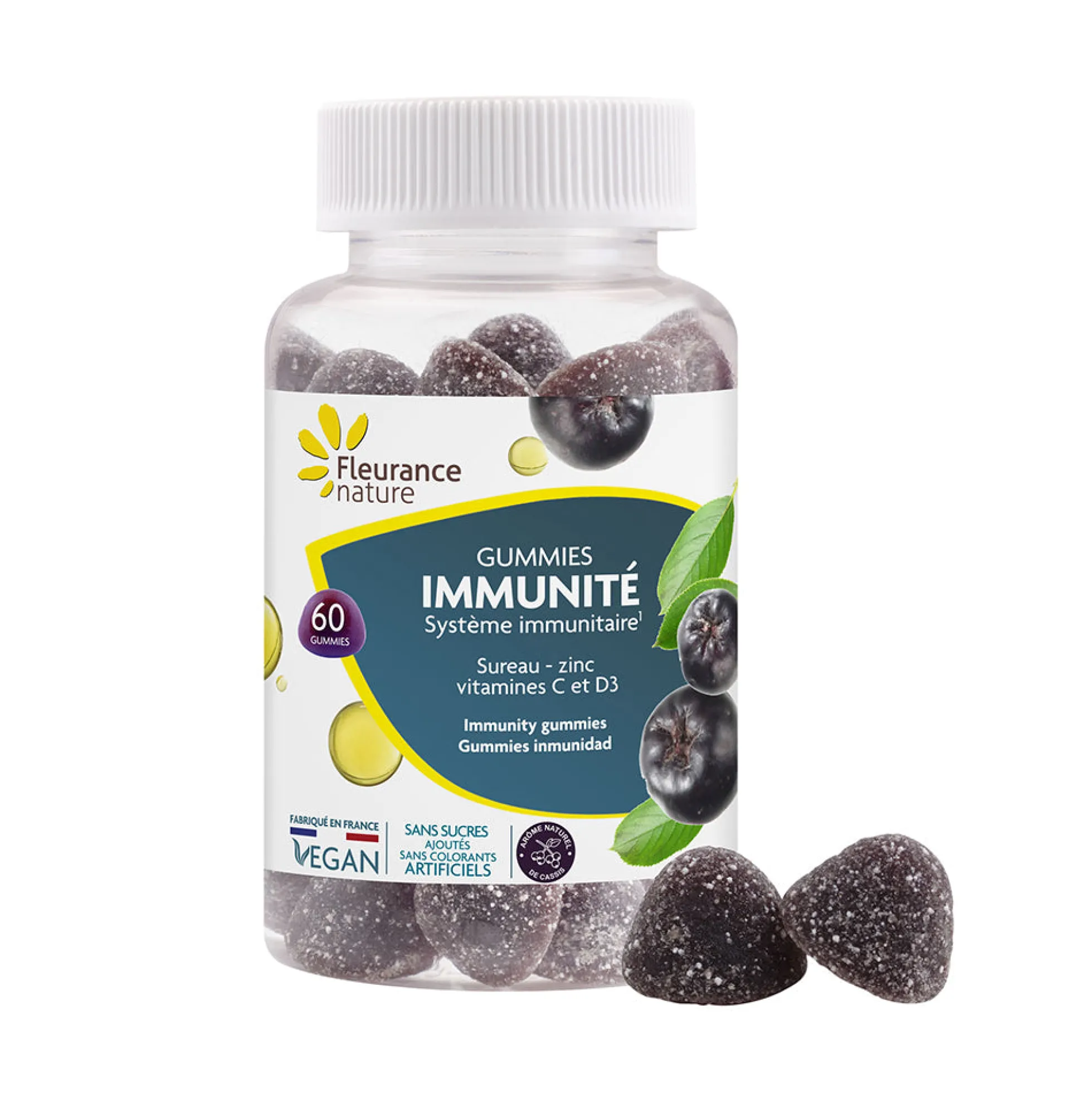 Gummies Inmunidad Fleurance Nature 60 Unidades