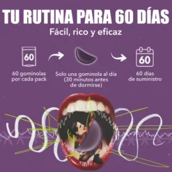 Gummies Sueño Reparador con Melatonina y Lavanda JOY+ 60 uds