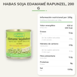 Habas soja Edamamé Rapunzel, 200 g