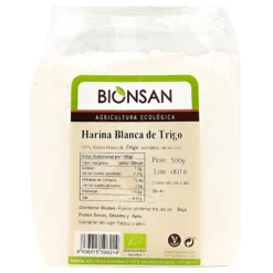 Harina Blanca De Trigo Eco Bionsan 500gr