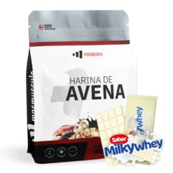 Harina De Avena - 2kg - Chocolate Blanco Con Leche Milkywhey - Avena - Masmusculo