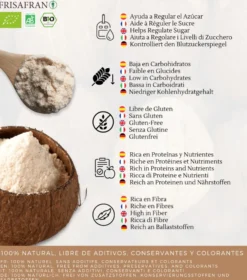 Harina De Coco En Polvo Ecológica | Calidad | Frisafran 200 G