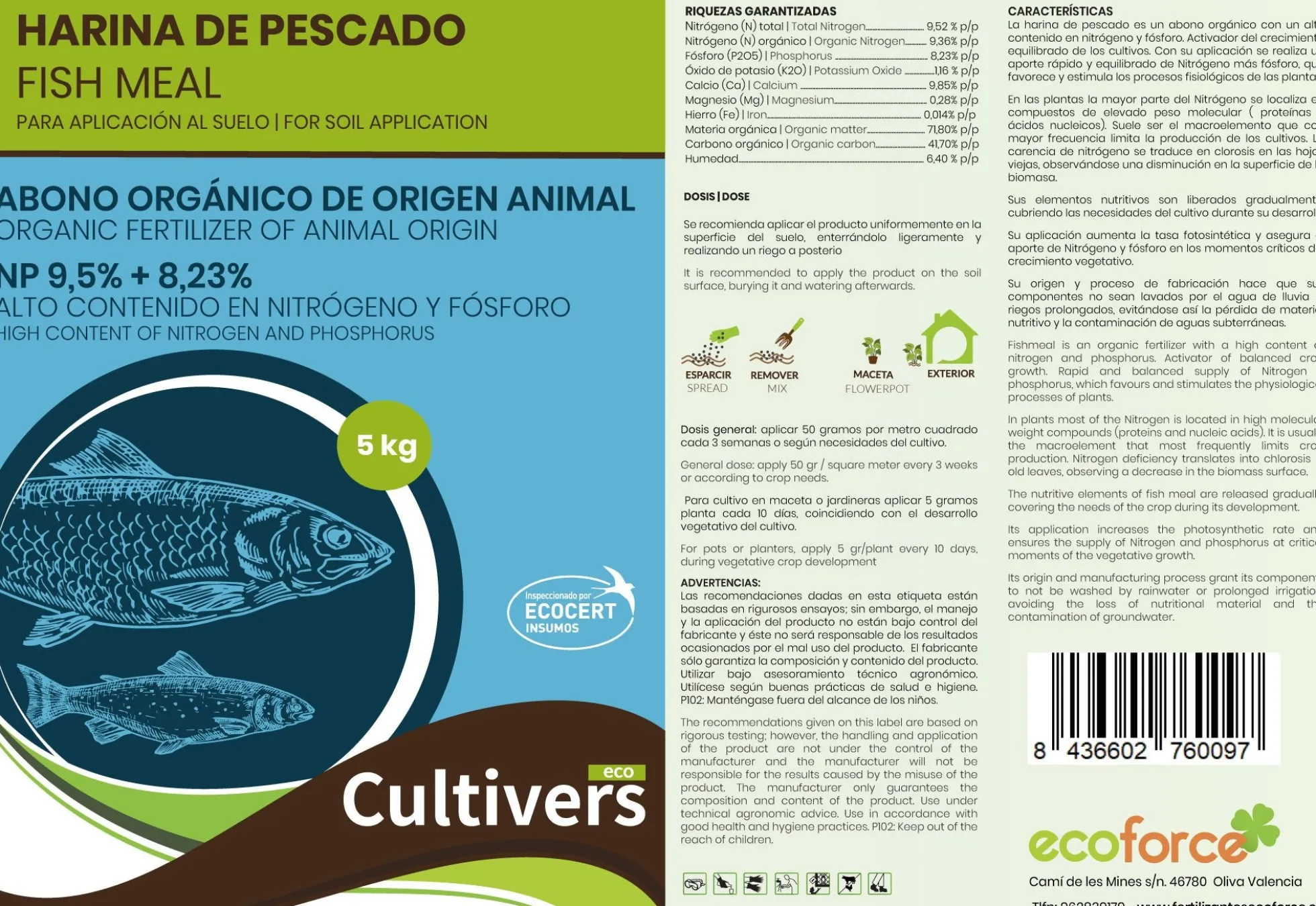 Harina De Pescado - 2x 1kg