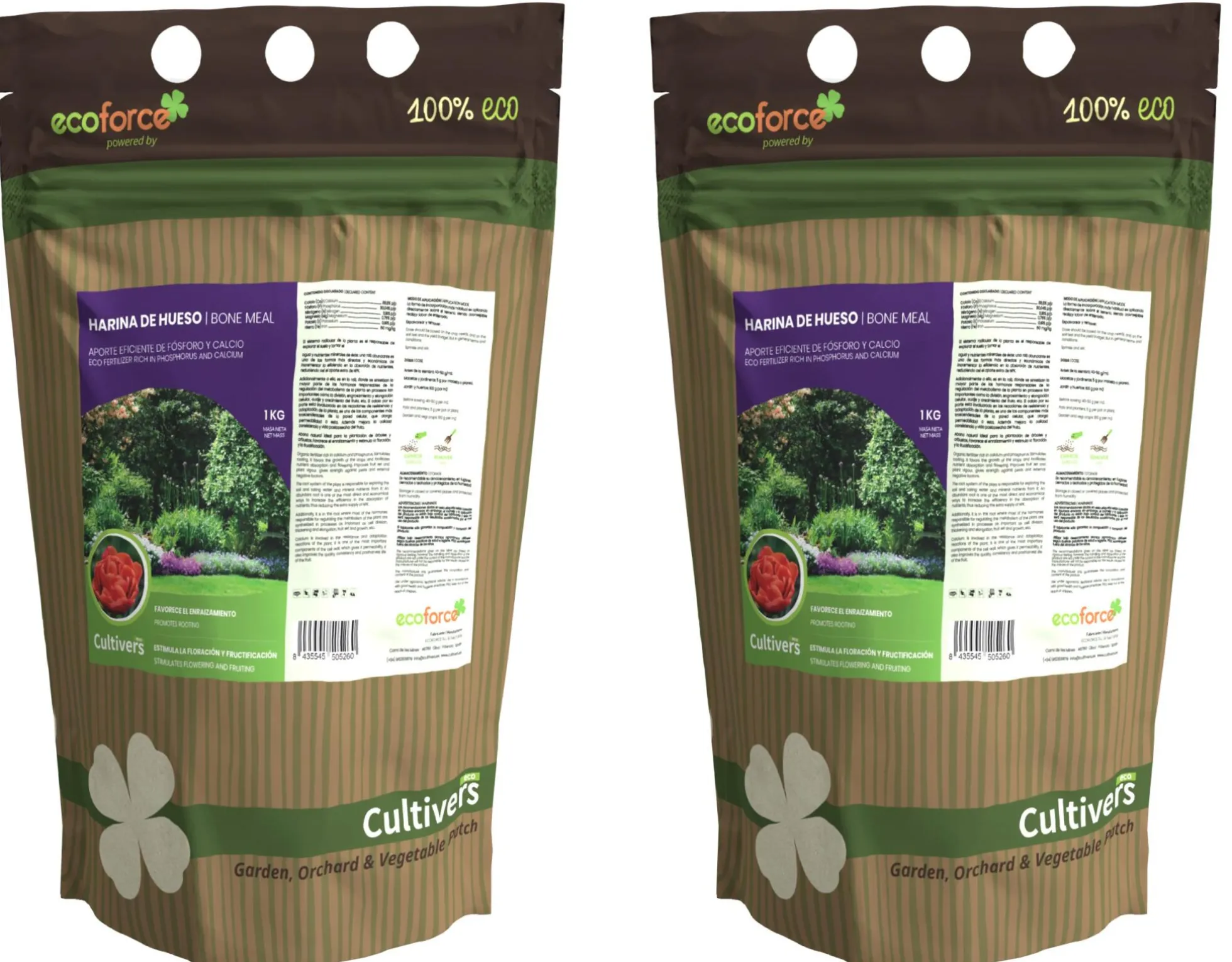 Harina Hueso Cultivers 2x1kg
