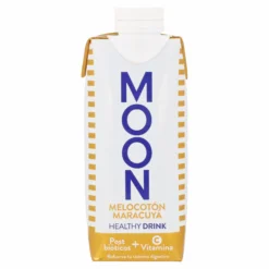 Healthy Drink Melocotón y Maracuya Bio con Post-bióticos y Vitamina C MOONDRIKS 330 ml