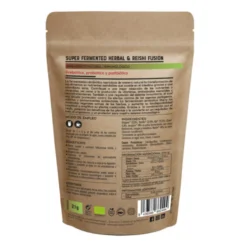 Herbal & Reishi Fusion Fermentados Bio -con Prebióticos, Probióticos, Postbióticos- 21g - Orgánica Superfoods
